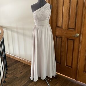 Impression Bridal Champagne color long bridal gown. Size 6